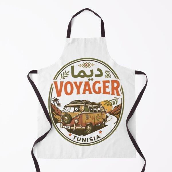 Item preview, Dima Voyager Tunisia - Retro Outdoor Travel Van Vintage Badge designed and sold by Salma.Store.