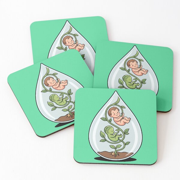 Item preview, Sprouting Baby Plant Life Cycle Water Drop Pregnancy Miracle Art designed and sold by Rare By Hero.