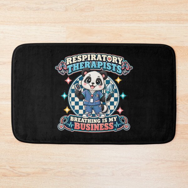Item preview, Panda Respiratory Therapists Breathing Is My Business Checkered Design  designed and sold by ClinicalHubs.