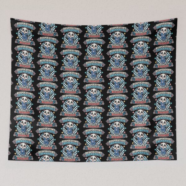 Item preview, Panda Respiratory Therapists Breathing Is My Business Checkered Design  designed and sold by ClinicalHubs.