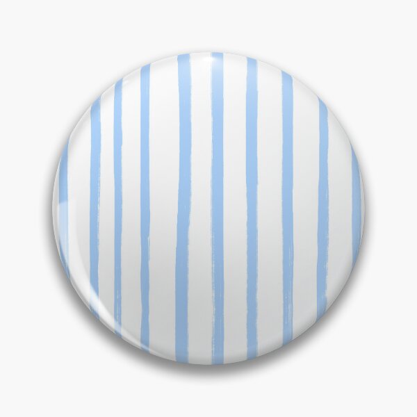 Item preview, Blue Brush Stroke Stripes Pattern on White designed and sold by OneThreeSix.