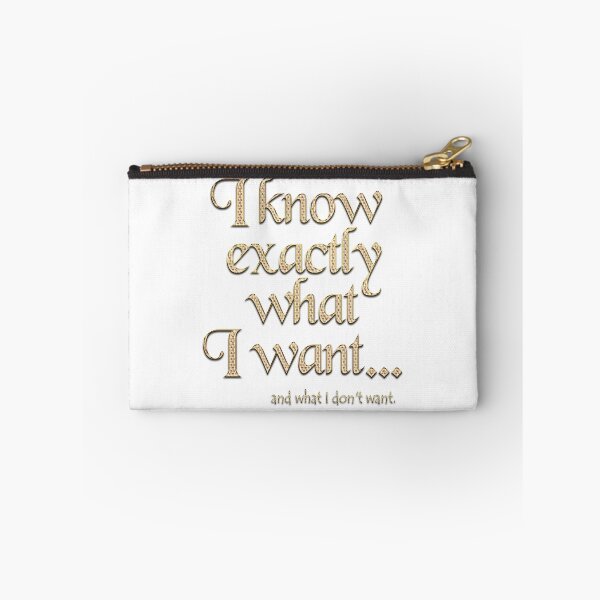 Item preview, I know exactly what I want - 2 designed and sold by Yamy Morrell Art and Design.