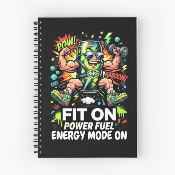 Item preview, FIT ON Energy Drink Character – Funny Fitness Drink Streetwear T-Shirt designed and sold by Fit On.