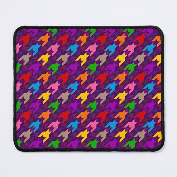 Item preview, Colorful Houndstooth Plaid Check Purple designed and sold by PatternTitan.