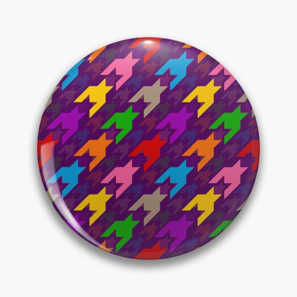Item preview, Colorful Houndstooth Plaid Check Purple  designed and sold by PatternTitan.