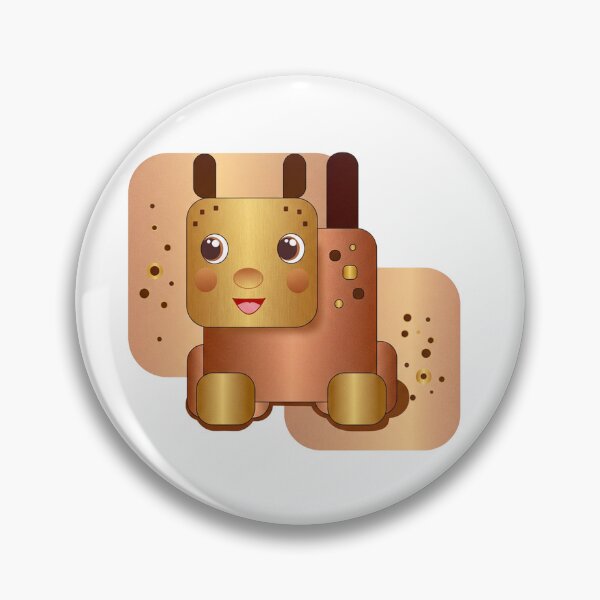 Item preview, Cubi Warm Glow – Golden Character Design designed and sold by Herzbaumatelier.