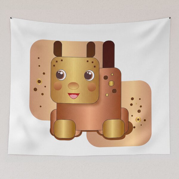 Item preview, Cubi Warm Glow – Golden Character Design designed and sold by Herzbaumatelier.