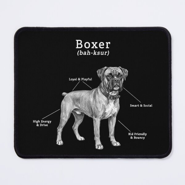Item preview, Boxer BW Illustration designed and sold by SUP-R-Ts.