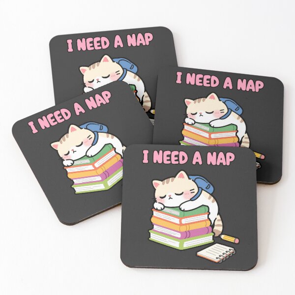 Item preview,  I Need A Nap Sleepy Student Cat Back To School T-shirt. designed and sold by Nuttajak.