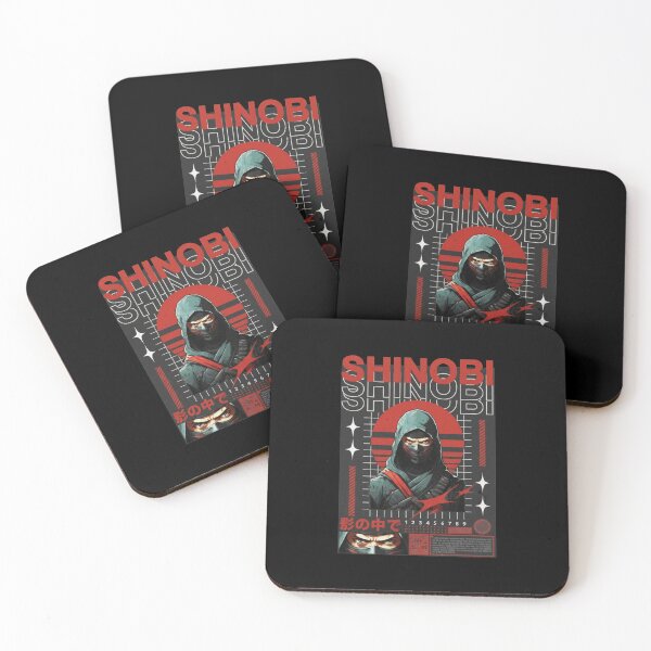 Item preview, Shinobi Shadow Ninja Japanese Cyberpunk designed and sold by Dravienart.