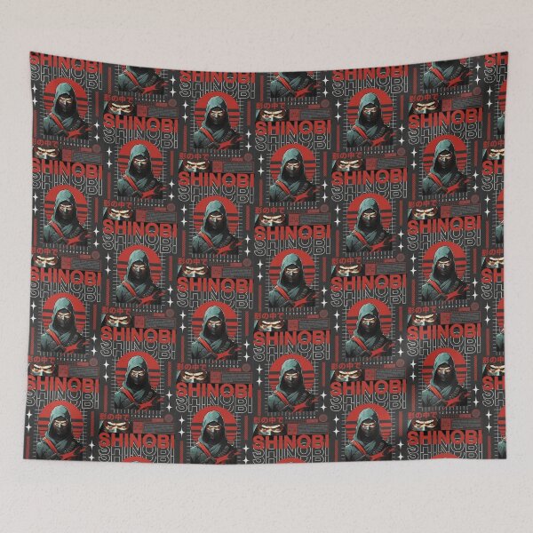 Item preview, Shinobi Shadow Ninja Japanese Cyberpunk designed and sold by Dravienart.