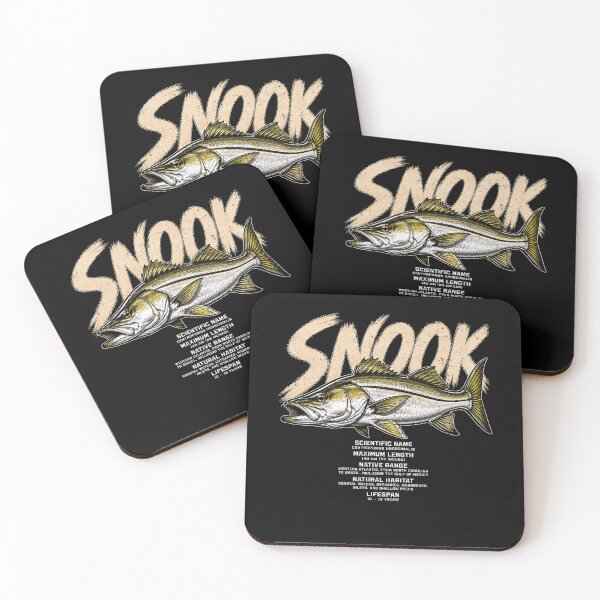 Item preview, Snook Fish Illustration with Scientific Details designed and sold by rafaeltto.