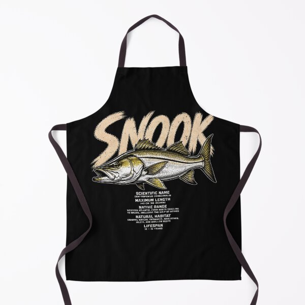 Item preview, Snook Fish Illustration with Scientific Details designed and sold by rafaeltto.