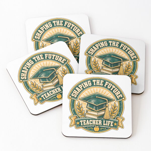 Item preview, Shaping The Future Teacher Badge Shirt | Vintage Teacher Emblem Tee | Teacher Appreciation Gift | Teacher Gift For Her designed and sold by Moss & Mellow.