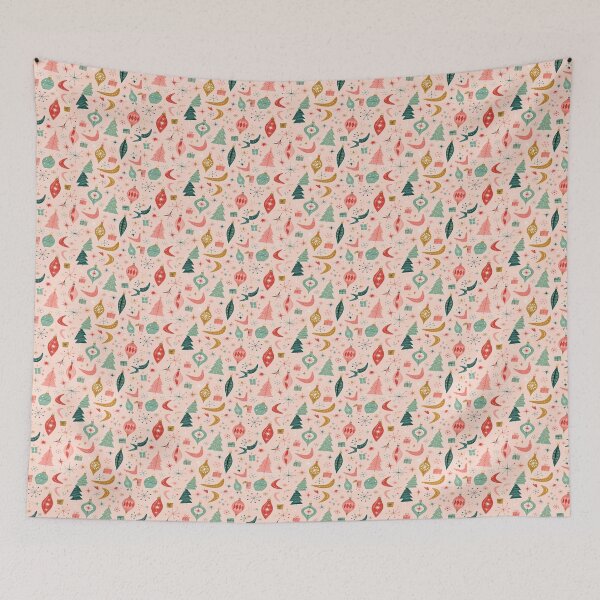 Item preview, Retro Mid Century Modern Christmas Ornaments Tissue Paper designed and sold by sadedream.