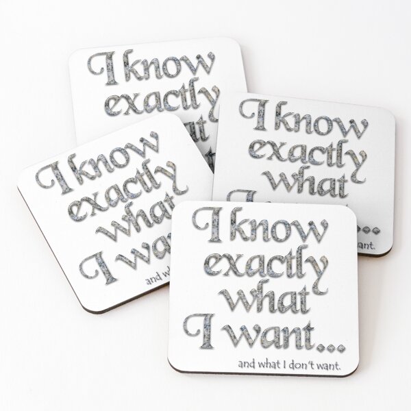 Item preview, I know exactly what I want - 1 designed and sold by Yamy Morrell Art and Design.
