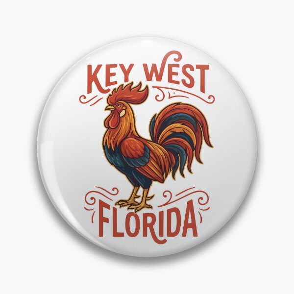 Item preview, Key West Florida Rooster Design  designed and sold by Futurebeachbum.