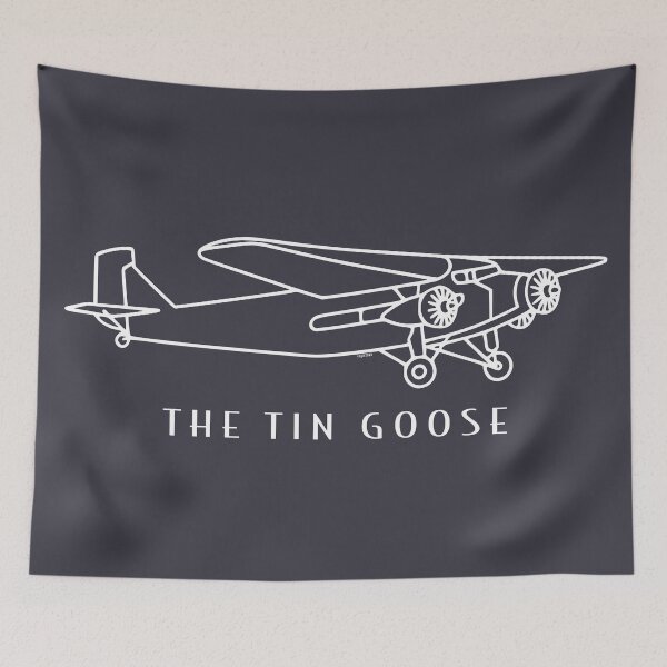 Item preview, Ford Tri‑Motor “Tin Goose” – Vintage Aviation Icon of the Golden Age of Flight - White designed and sold by VoglR.