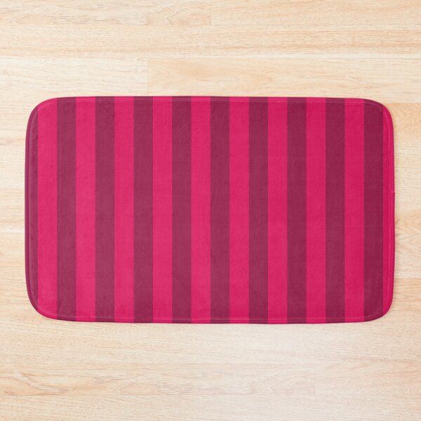Item preview, Raspberry striped preppy classic pattern designed and sold by fluffyfamcraft.