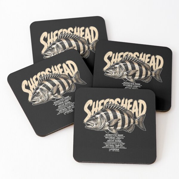Item preview, Sheepshead Fish Vintage Illustration designed and sold by rafaeltto.