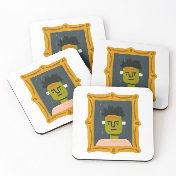 Item preview, Frankenstein Monster Cute Chibi Halloween Portrait Design designed and sold by Bizartee.