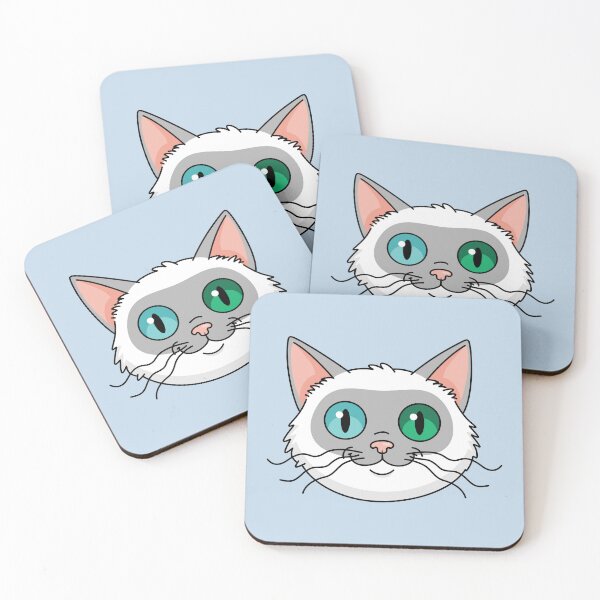 Item preview, Cat Cartoon Head designed and sold by Krameri Creations.