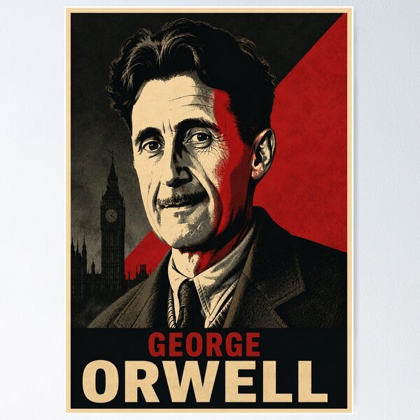 Item preview, George Orwell designed and sold by ValentinaHramov.