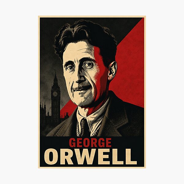 Item preview, George Orwell  designed and sold by ValentinaHramov.