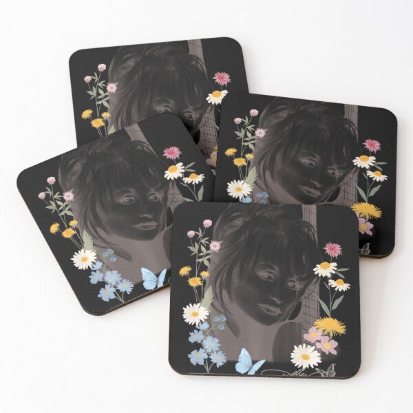 Item preview, Dolly Parton Flowers Butterflies Signature Country Legend designed and sold by LouisaOReilly.