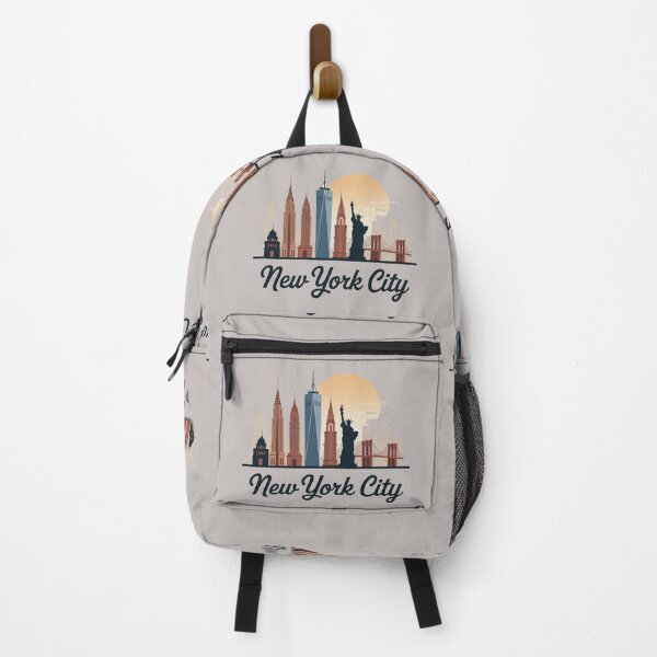 Item preview, New York City Skyline Silhouette Design - Retro Gift for Travel Lover designed and sold by MoonSkyArt.