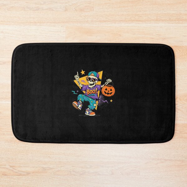 Item preview, Cool Retro Halloween Skeleton Boo Pumpkin Sticker designed and sold by KingP1.