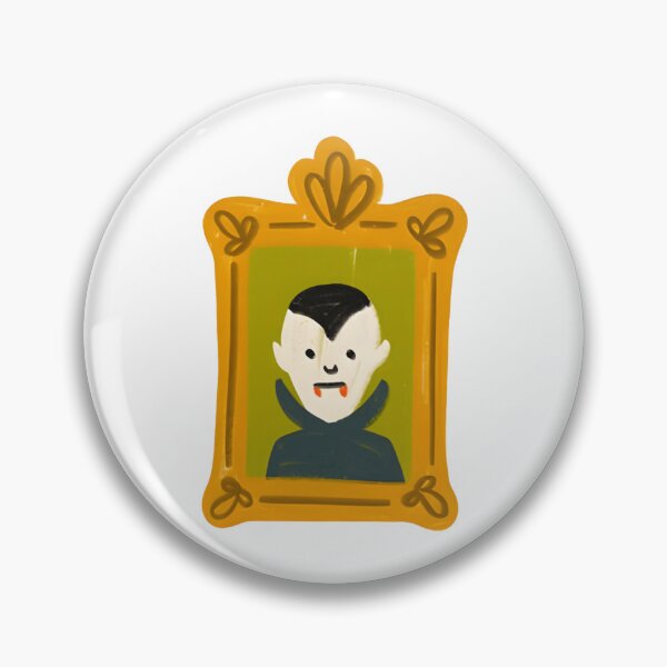 Item preview, Vampire Dracula Cute Chibi Vintage Frame Halloween Art designed and sold by Bizartee.