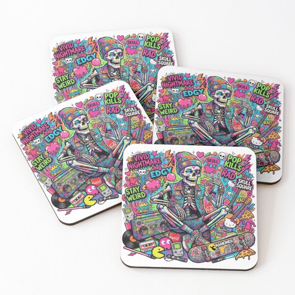 Item preview, Stay Weird Colorful Tactical Skeleton Pop Art Graffiti Graphic designed and sold by KTD28_SHOP.
