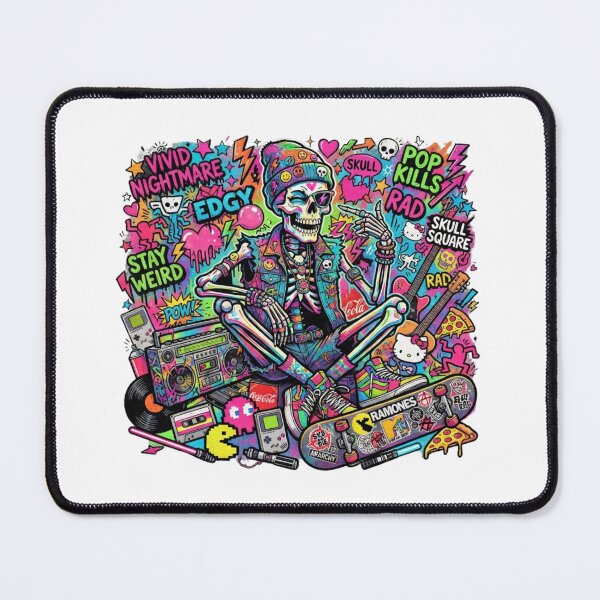 Item preview, Stay Weird Colorful Tactical Skeleton Pop Art Graffiti Graphic designed and sold by KTD28_SHOP.