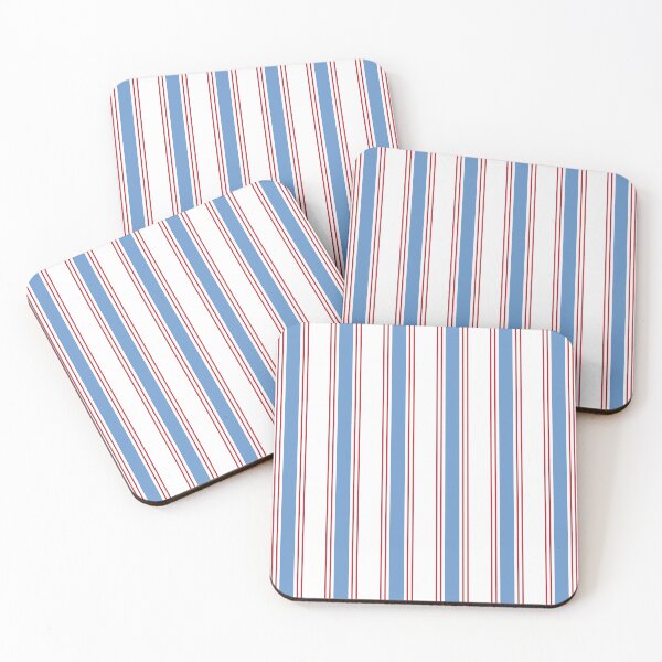 Item preview, Blue and Red Nautical Stripe designed and sold by Kenedi   McDonald.