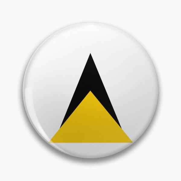 Item preview, Saint Lucia National LC Flag Emblem designed and sold by shitpostee.