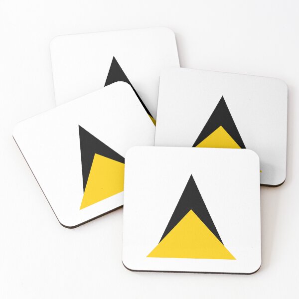 Item preview, Saint Lucia National LC Flag Emblem designed and sold by shitpostee.