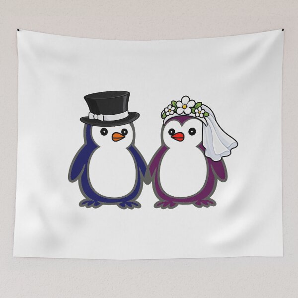Item preview, Pippo Wedding – Bride & Groom Penguins Set 7 designed and sold by Pippo-Penguin.