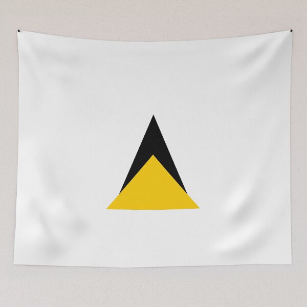 Item preview, Saint Lucia National LC Flag Emblem designed and sold by shitpostee.