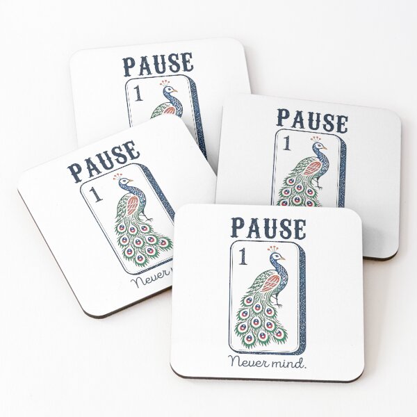Item preview, Pause Nevermind Mahjong Lover designed and sold by nosu-art-pod.