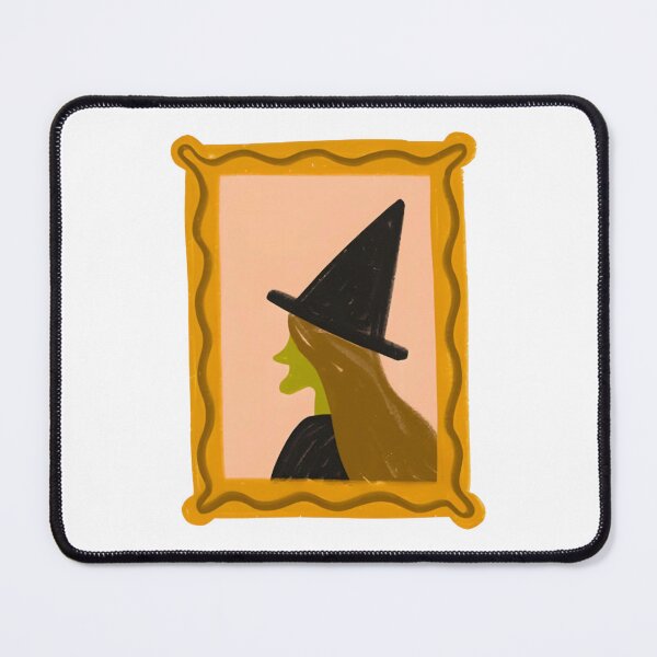 Item preview, Witch Side Profile Silhouette Tall Pointy Hat Graphic designed and sold by Bizartee.