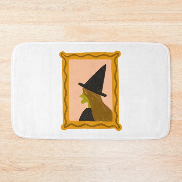 Item preview, Witch Side Profile Silhouette Tall Pointy Hat Graphic designed and sold by Bizartee.