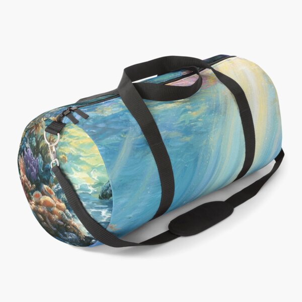 Item preview, A beautiful Mermaid swimming among colourful coral reefs surrounded by tropical fish and shafts of sunlight filtering through crystal-clear water, Fantasy & Mythological Creatures designed and sold by CDC40.