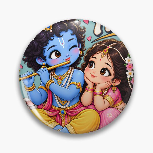 Item preview, Krishna & Radha Young Love – Divine Love designed and sold by lexxclothing.