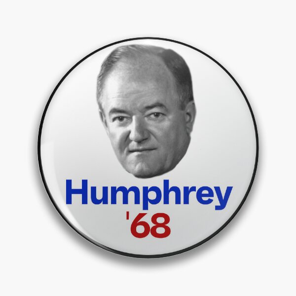 Item preview, Hubert Humphrey 1968 Pin Design  designed and sold by PoliStuff.