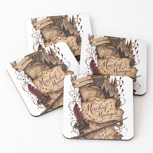 Item preview, Title: Mischief Managed Vintage Wizard Map — Magical Parchment Fantasy Design designed and sold by PixelNest40.