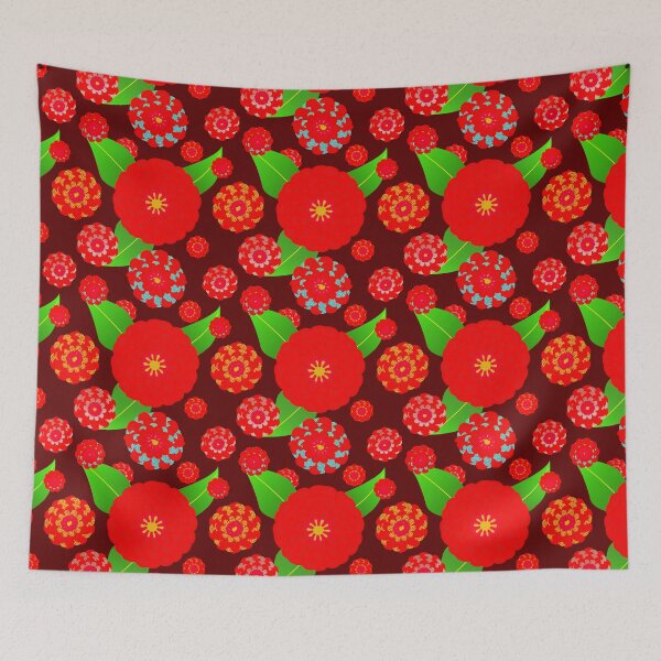 Item preview, Camellia Flower Seamless Pattern designed and sold by pearl-carnation.
