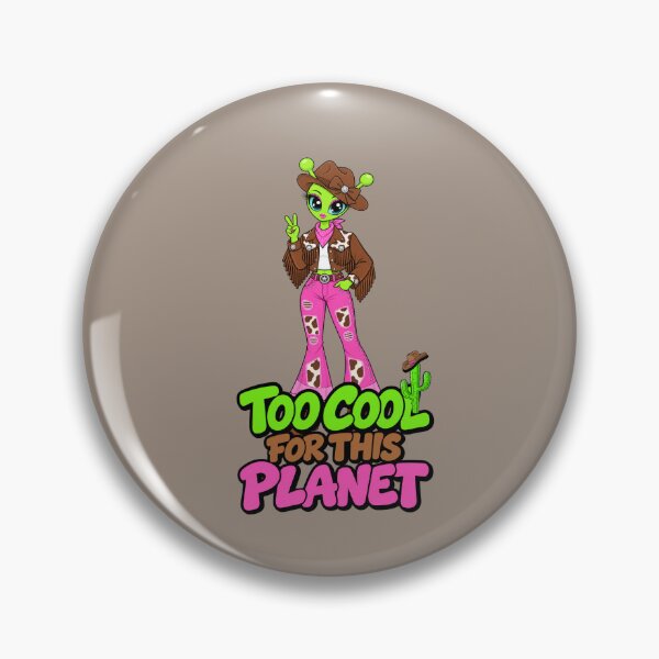 Item preview, Too Cool for This Planet – Alien Cowgirl designed and sold by Aimetoi.