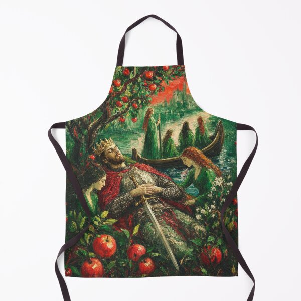 Item preview, The Sleep of King Arthur in Avalon: Isle of Apples Legend Art designed and sold by chihuahuashower.
