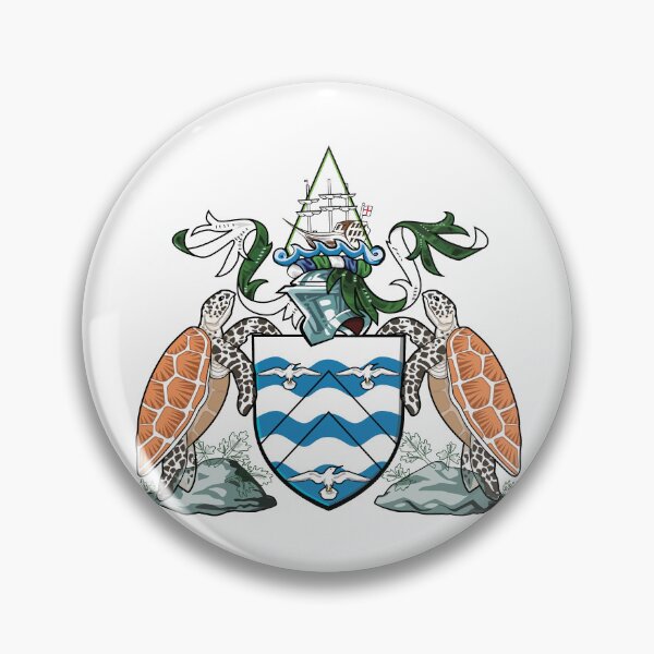 Item preview, ascension island national emblem designed and sold by shitpostee.